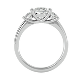 1 3/8 ctw Round Three Stone Lab Grown Diamond Ring