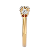 1 3/8 ctw Round Three Stone Lab Grown Diamond Ring