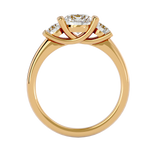 1 3/8 ctw Round Three Stone Lab Grown Diamond Ring