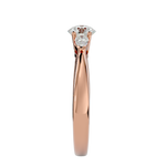 1 ctw Round Three Stone Lab Grown Diamond Ring