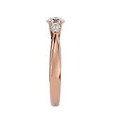 1 ctw Round Three Stone Lab Grown Diamond Ring