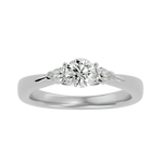 1 ctw Round Three Stone Lab Grown Diamond Ring