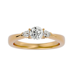 1 ctw Round Three Stone Lab Grown Diamond Ring
