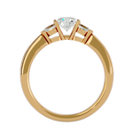 1 ctw Round Three Stone Lab Grown Diamond Ring