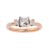 1 ctw Round Three Stone Lab Grown Diamond Ring