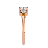 1 ctw Round Three Stone Lab Grown Diamond Ring