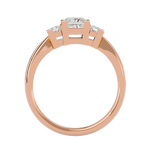 1 ctw Round Three Stone Lab Grown Diamond Ring