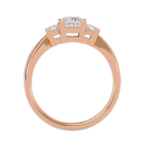 1 ctw Round Three Stone Lab Grown Diamond Ring
