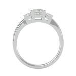 1 ctw Round Three Stone Lab Grown Diamond Ring