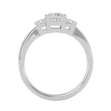 1 ctw Round Three Stone Lab Grown Diamond Ring
