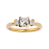 1 ctw Round Three Stone Lab Grown Diamond Ring