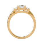 1 ctw Round Three Stone Lab Grown Diamond Ring