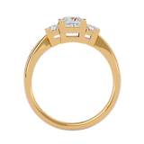 1 ctw Round Three Stone Lab Grown Diamond Ring