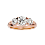 2 1/3 ctw Round Three Stone Lab Grown Diamond Ring