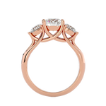 2 1/3 ctw Round Three Stone Lab Grown Diamond Ring