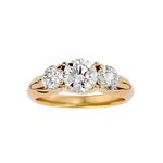 2 1/3 ctw Round Three Stone Lab Grown Diamond Ring