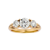 2 1/3 ctw Round Three Stone Lab Grown Diamond Ring