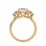 2 1/3 ctw Round Three Stone Lab Grown Diamond Ring