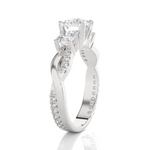 1 5/8 ctw Round 3 Stone Lab Grown Diamond Ring
