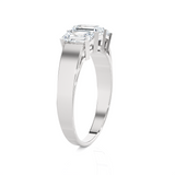 1 1/2 ctw Emerald-Cut Three Stone Lab Grown Diamond Ring