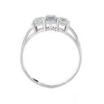 1 1/2 ctw Emerald-Cut Three Stone Lab Grown Diamond Ring