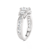 1 1/2 ctw Princess-Cut Three Stone Lab Grown Diamond Ring