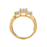 1 1/2 ctw Princess-Cut Three Stone Lab Grown Diamond Ring