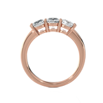 1 ctw Round Three Stone Lab Grown Diamond Ring