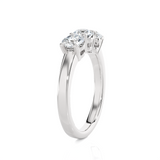 1 ctw Round Three Stone Lab Grown Diamond Ring
