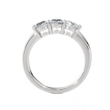 1 ctw Round Three Stone Lab Grown Diamond Ring