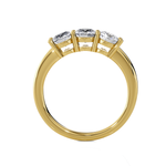 1 ctw Round Three Stone Lab Grown Diamond Ring