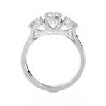 2 ctw Round Three Stone Lab Grown Diamond Ring