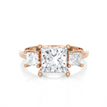 2 1/3 ctw Princess-Cut Three Stone Lab Grown Diamond Ring