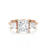 2 1/3 ctw Princess-Cut Three Stone Lab Grown Diamond Ring