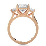 2 1/3 ctw Princess-Cut Three Stone Lab Grown Diamond Ring