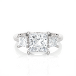 2 1/3 ctw Princess-Cut Three Stone Lab Grown Diamond Ring
