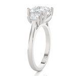 2 1/3 ctw Princess-Cut Three Stone Lab Grown Diamond Ring