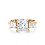 2 1/3 ctw Princess-Cut Three Stone Lab Grown Diamond Ring