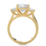2 1/3 ctw Princess-Cut Three Stone Lab Grown Diamond Ring