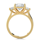 2 1/3 ctw Princess-Cut Three Stone Lab Grown Diamond Ring