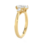 2 3/8 ctw Oval Three Stone Lab Grown Diamond Ring
