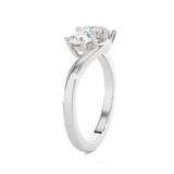 1 ctw Round Three Stone Lab Grown Diamond Ring