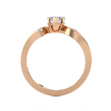 3/4 ctw Round Three Stone Lab Grown Diamond Ring