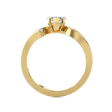 3/4 ctw Round Three Stone Lab Grown Diamond Ring