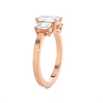 1 5/8 ctw Emerald-Cut Three Stone Lab Grown Diamond Ring
