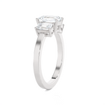 1 5/8 ctw Emerald-Cut Three Stone Lab Grown Diamond Ring
