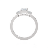 1 5/8 ctw Emerald-Cut Three Stone Lab Grown Diamond Ring