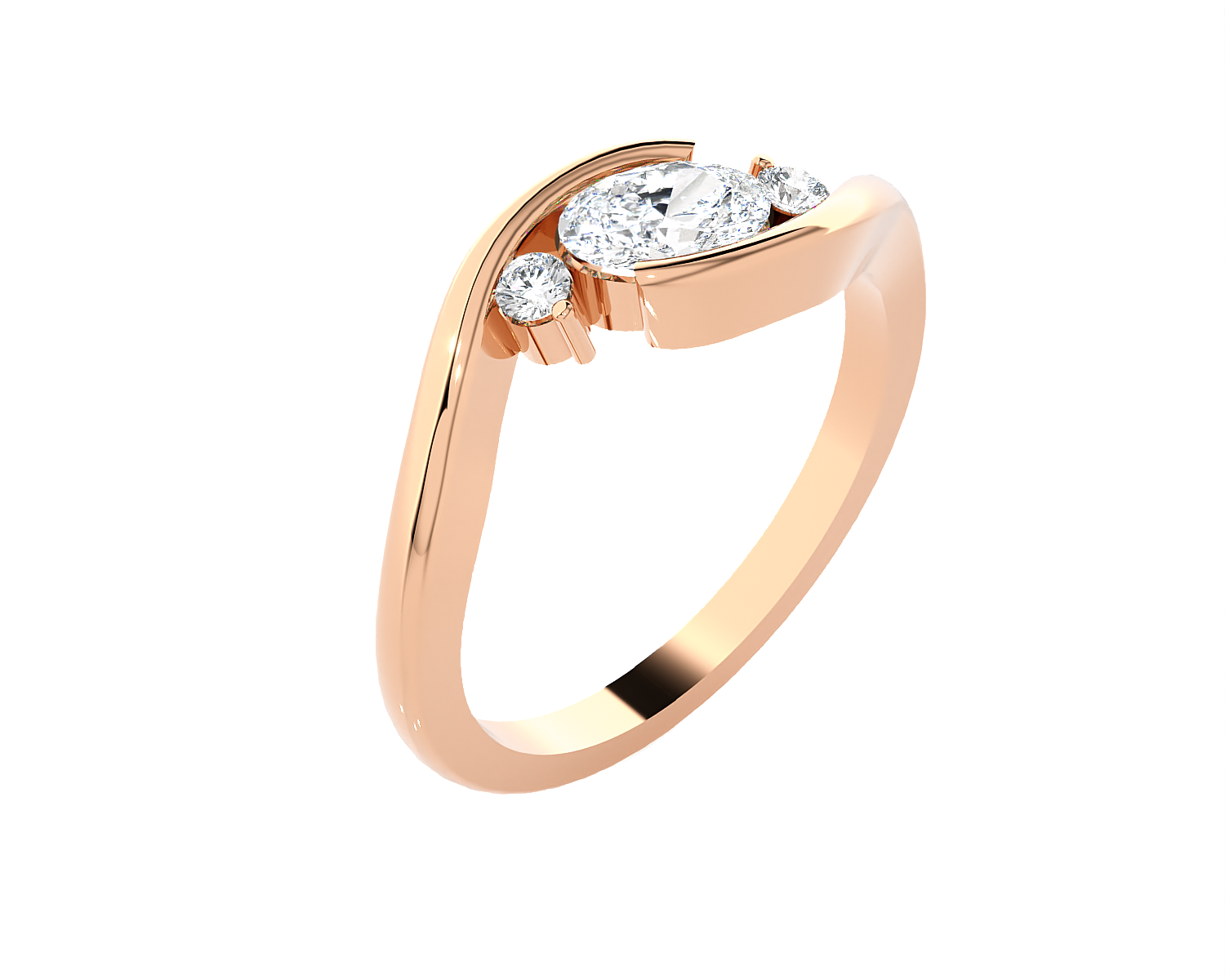 1/2 ctw Round Lab Grown Diamond Ring