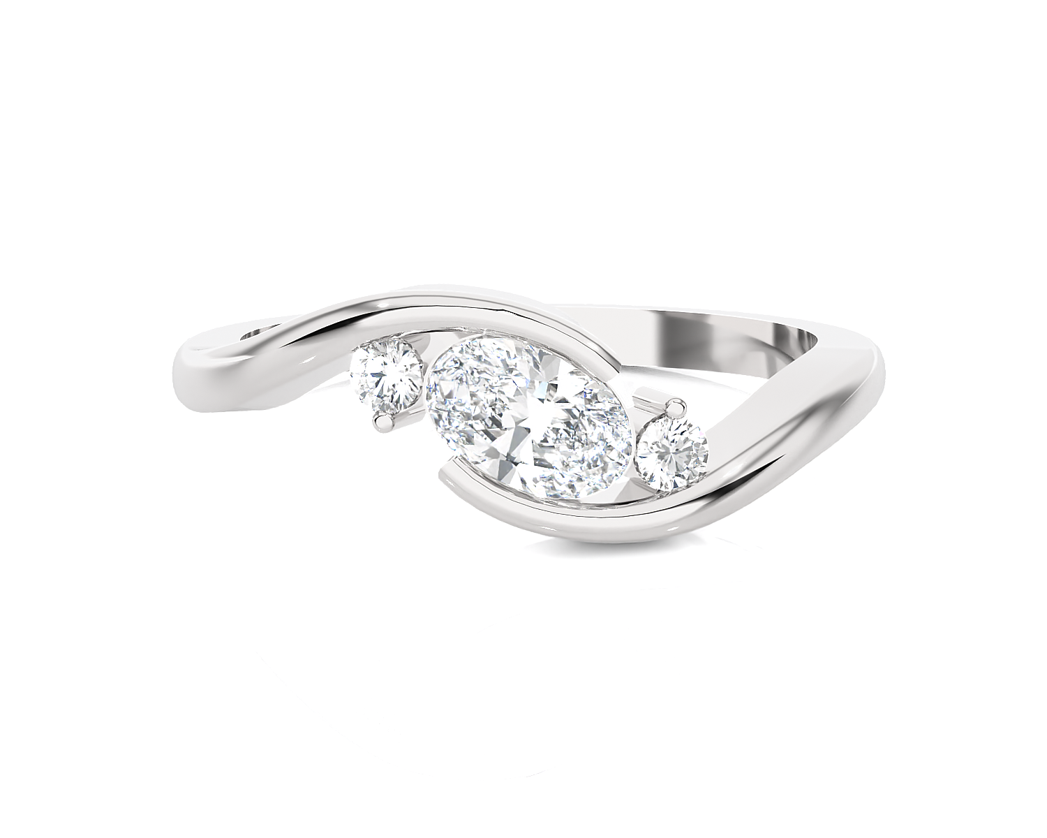 1/2 ctw Round Lab Grown Diamond Ring