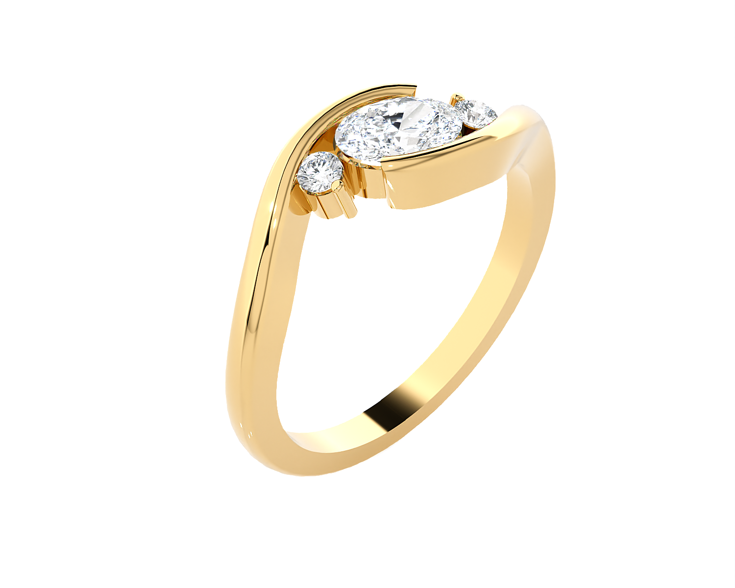 1/2 ctw Round Lab Grown Diamond Ring